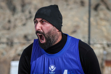 Tournoi national de volley-ball sur neige à Dizin