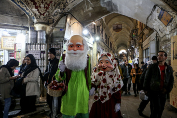 Compras para la noche de Yalda en Teherán