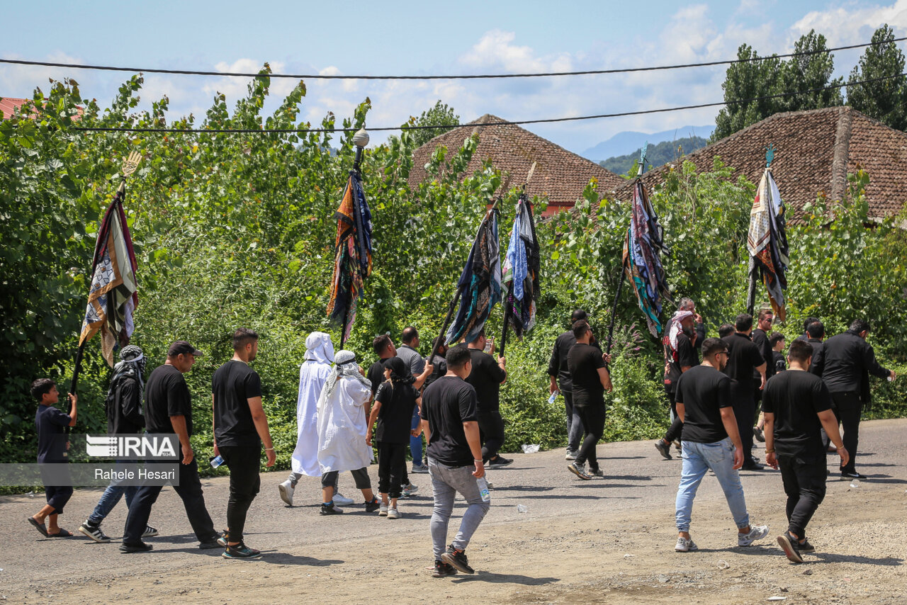 عزاداری روز عاشورا- روستای مرزی باغچه سرا آستارا - گیلان