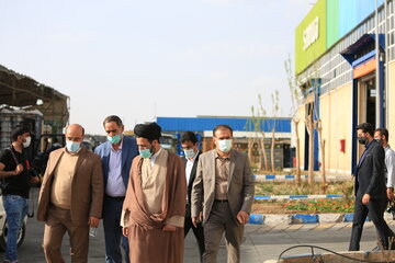 بازدید اعضای کمیسیون صنایع و معادن مجلس شورای اسلامی و معاون دادستان کل کشور  از خطوط تولید گروه صنعتی انتخاب الکترونیک