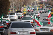 راهپیمایی موتوری و خودرویی ۲۲ بهمن در اردبیل آغاز شد