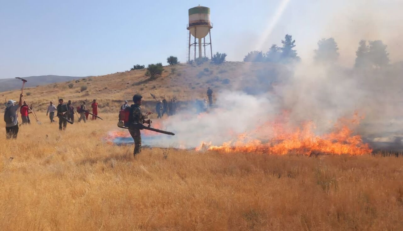 آمادگی شهرستان‌های ارسنجان و پاسارگاد برای مقابله با آتش‌سوزی احتمالی در جنگل‌ها