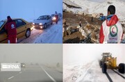 آخرین وضعیت شهرها و جاده‌های کشور پس از بارش اولین برف پاییزی