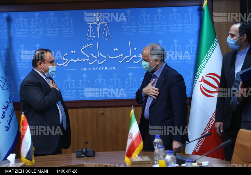 دیدار وزیران دادگستری ایران و عراق