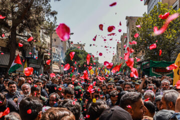 تشییع پیکر شهید «میلاد بیدی»