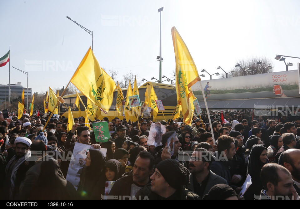 وداع با سربازان وطن - تشییع پیکر سردار سلیمانی