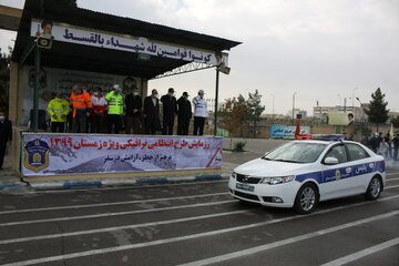 رزمایش طرح انتظامی ترافیکی در سمنان