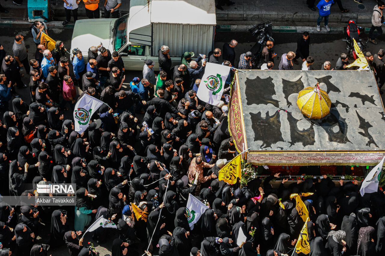 تشییع پیکر شهید «میلاد بیدی»