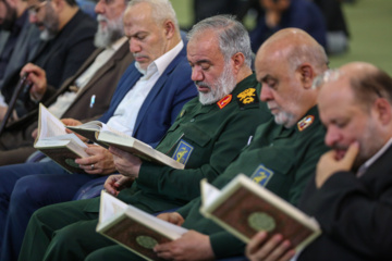 سردار علی فدوی جانشین فرمانده کل سپاه پاسداران در مراسم بزرگداشت رهبر مجاهد و قرآنی شهید «اسماعیل هنیه»