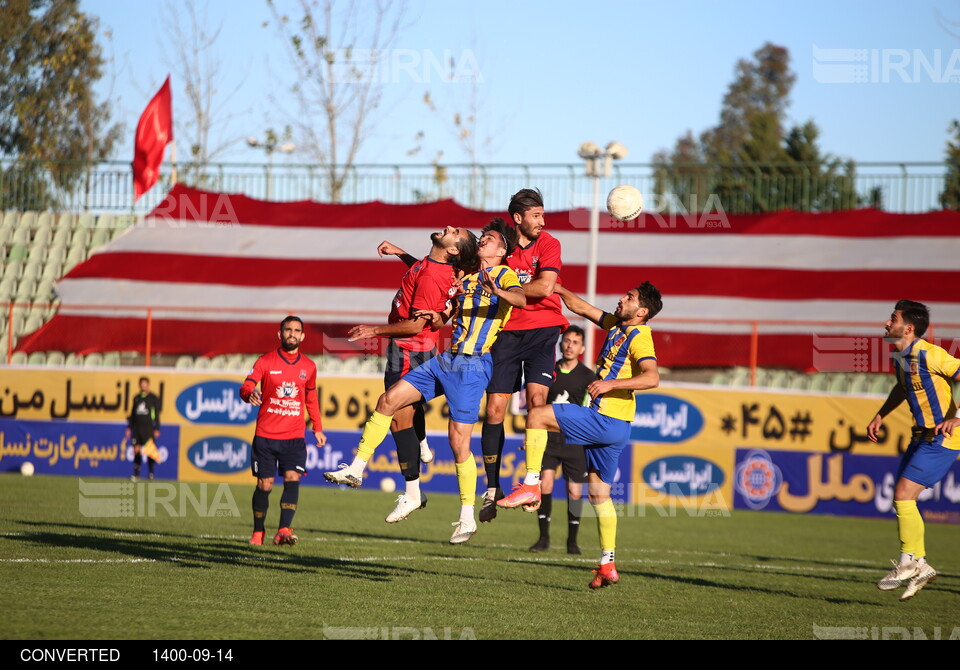هفته هشتم مسابقات فوتبال لیگ برتر - دیدار تیم های فوتبال نساجی مازندران و پدیده مشهد