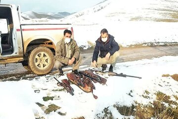 عرصه بر شکارچیان متخلف در شاهین‌دژ تنگ‌تر شد