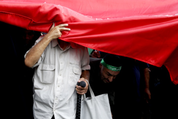 Arbaeen mourners hold rally