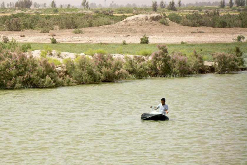 ۱۰۰ درصد تالاب جازموریان آبگیری شد