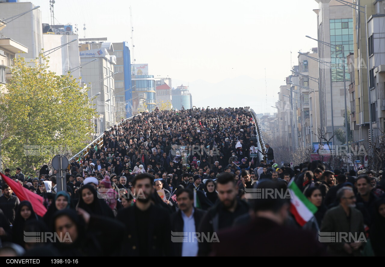 وداع با سربازان وطن - تشییع پیکر سردار سلیمانی