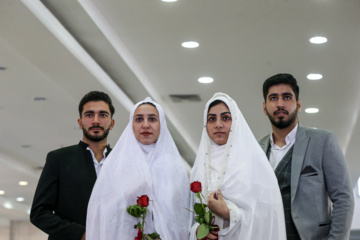 Cérémonie de mariage étudiant à l’Université militaire Imam Hossein (béni soit-il)