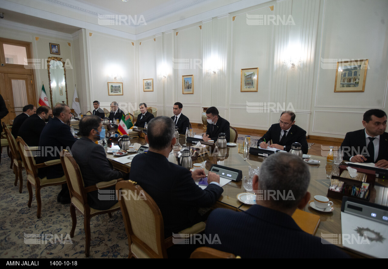 دیدار معاون رئیس جمهور ترکمنستان با وزیر امور خارجه