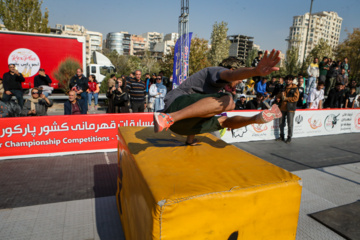 Campeonato Nacional de Parkour en Tabriz