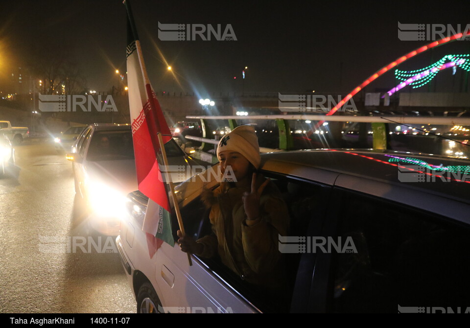 شادی مردم ارومیه پس از صعود ایران به جام جهانی قطر