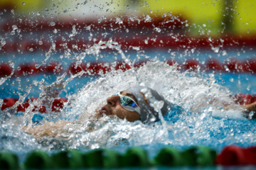 Des compétitions de natation à Téhéran 