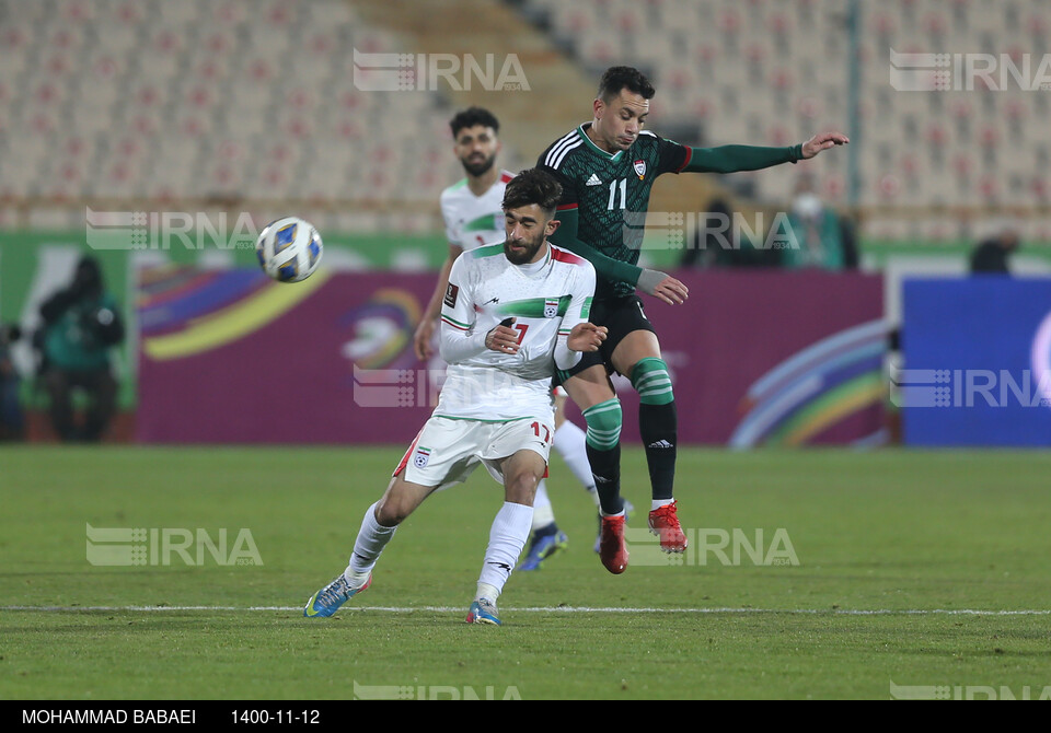 مرحله مقدماتی جام‌جهانی ۲۰۲۲ ؛ دیدار تیم های فوتبال ایران و امارات