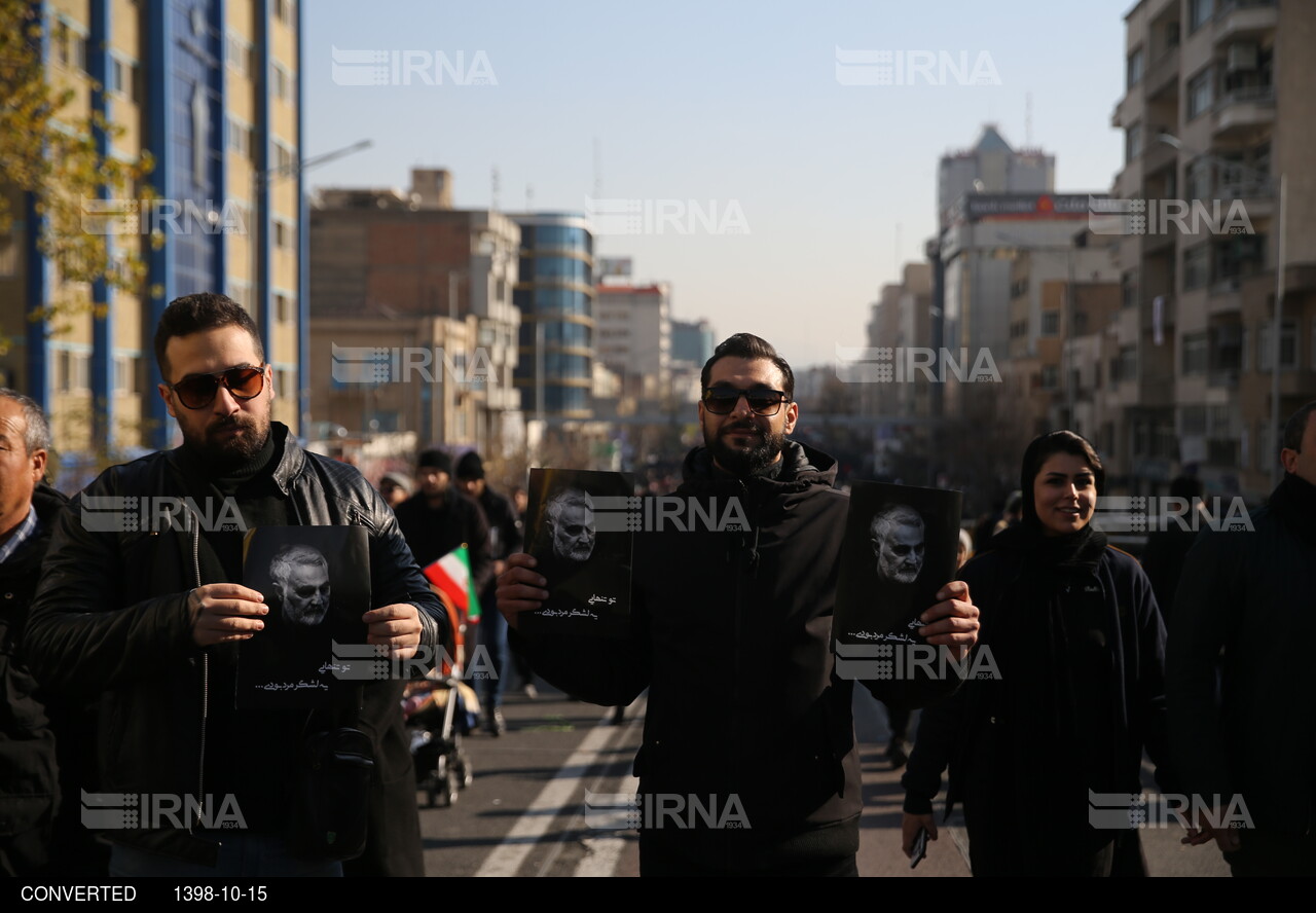 وداع با سربازان وطن - تشییع پیکر سردار سلیمانی