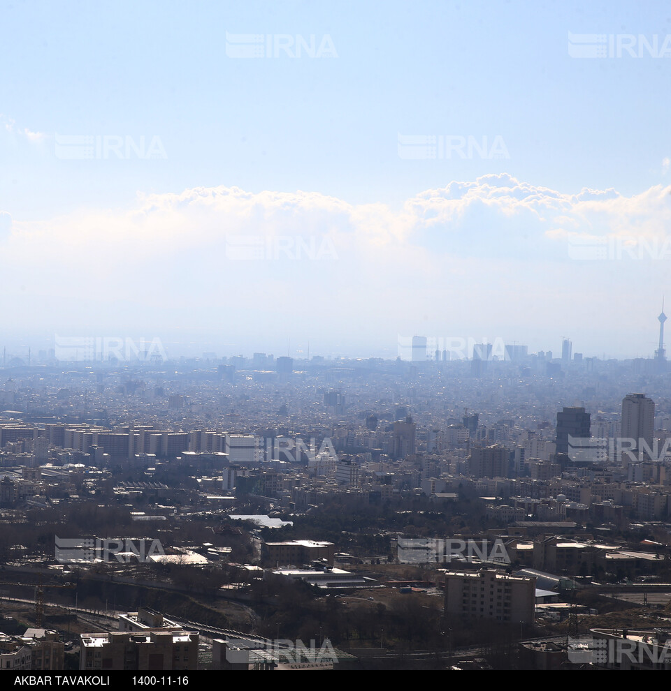 برج میلاد در هوای پاک تهران