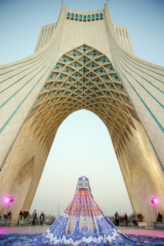 Festival de Arte Irán Zamin en Torre Azadi 