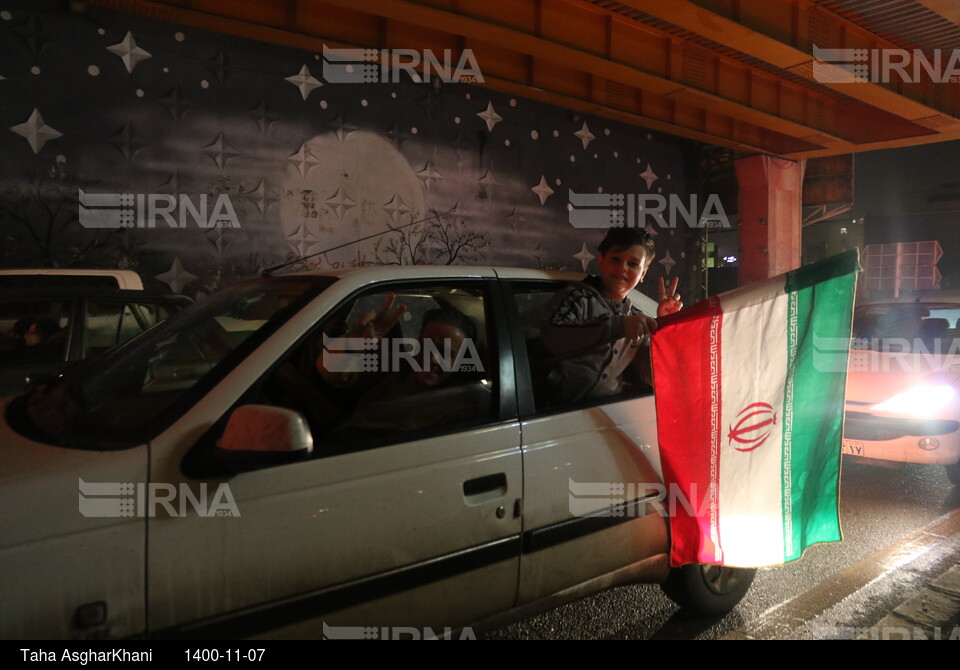 شادی مردم ارومیه پس از صعود ایران به جام جهانی قطر