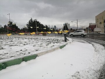 برف و بوران زمستانی و سفیدپوش شدن دامغان