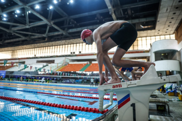 Des compétitions de natation à Téhéran 