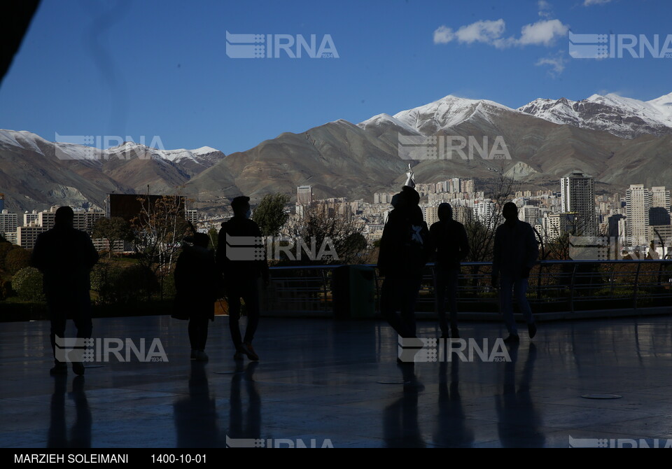 هوای تهران در اولین روز فصل زمستان