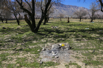 ردپای گردشگران در طبیعت روستای مهارلو