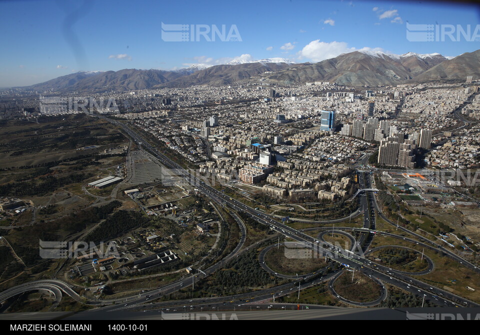 هوای تهران در اولین روز فصل زمستان