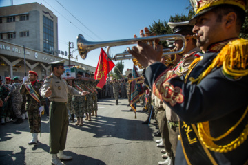 Kermanşahda şəhid Səccad Mənsurinin cənazəsinin müşayiət mərasimi
