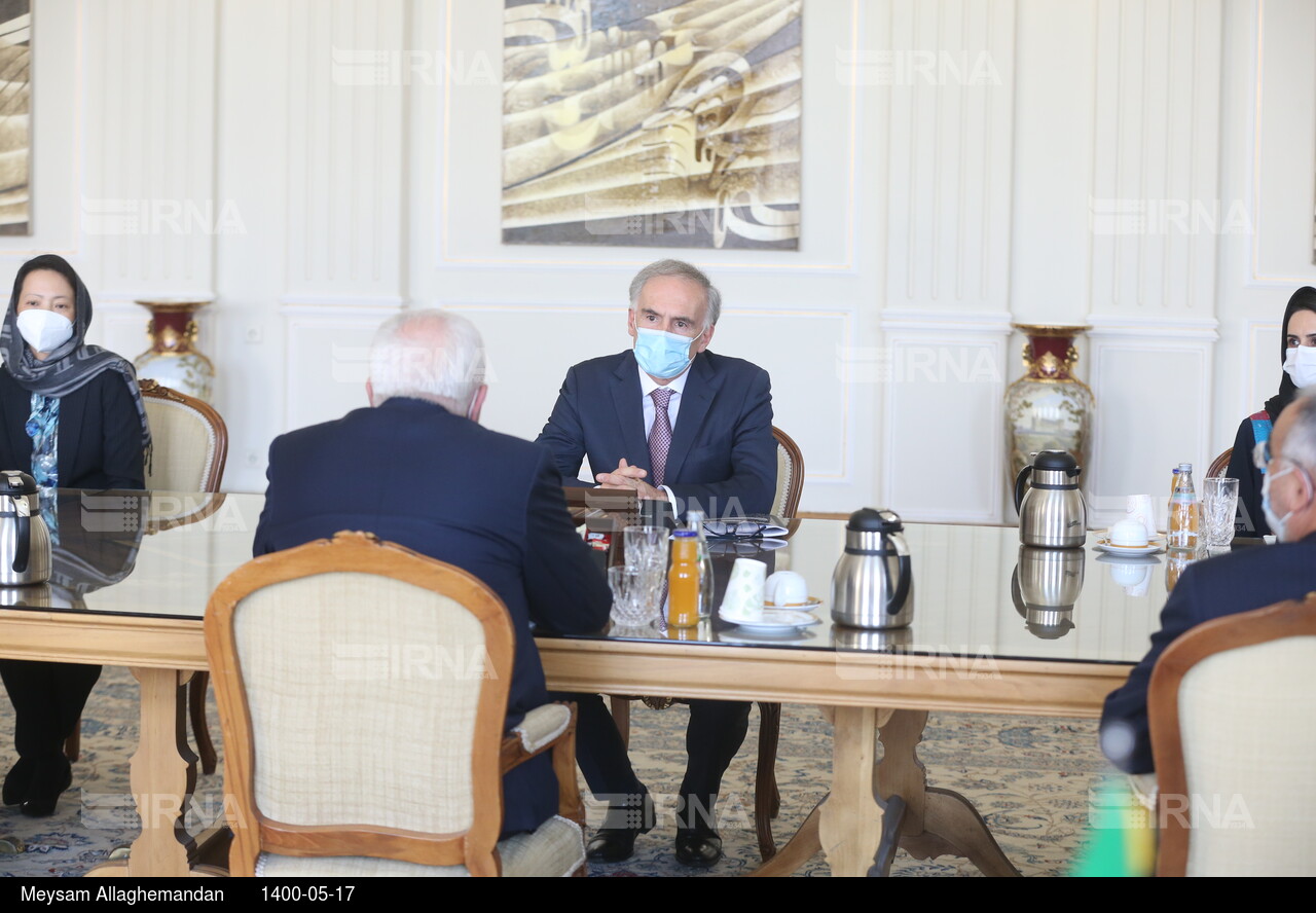 دیدار نماینده دبیرکل سازمان ملل در امور افغانستان با ظریف