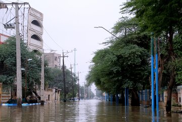 آبگرفتگی معابر سربندر