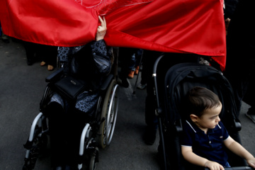 Arbaeen mourners hold rally