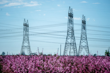 Inauguration d'un projet de ligne de transport d'électricité dans le nord de l'Iran