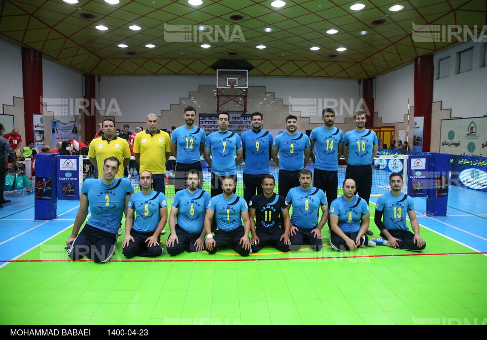دیدار تدارکاتی تیم های والیبال نشسته ایران و روسیه