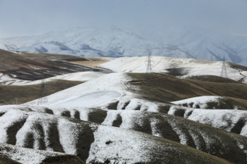 سپیدپوش شدن مناطق کوهستانی کردستان