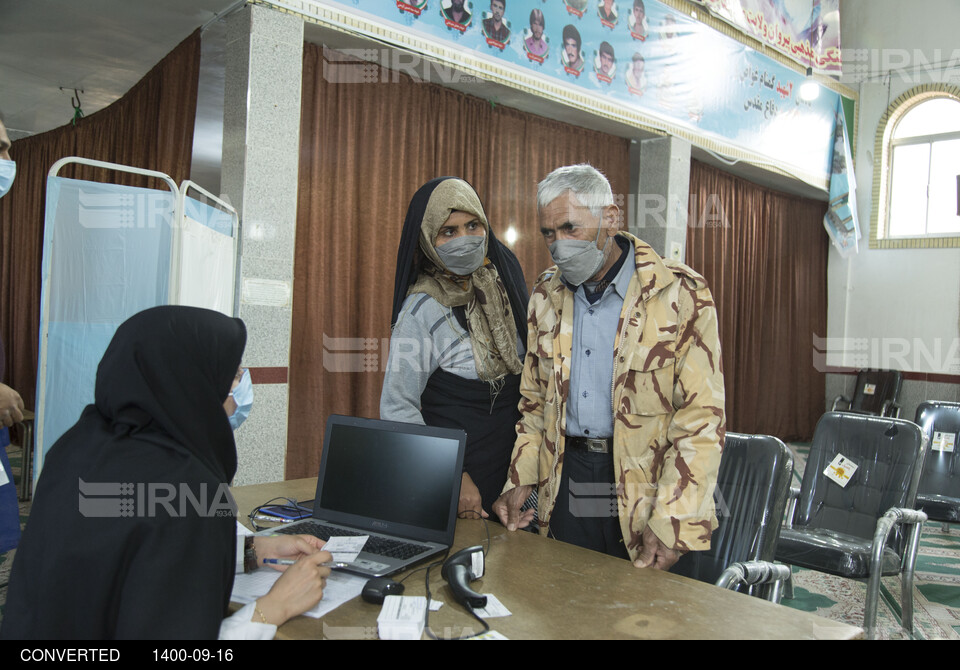 واکسیناسیون خانه به خانه در محله های گرگان