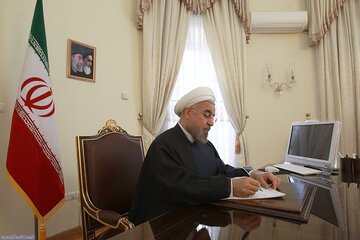 روحانی برای  نخست وزیر پاکستان آرزوی سلامتی و بهبودی کرد