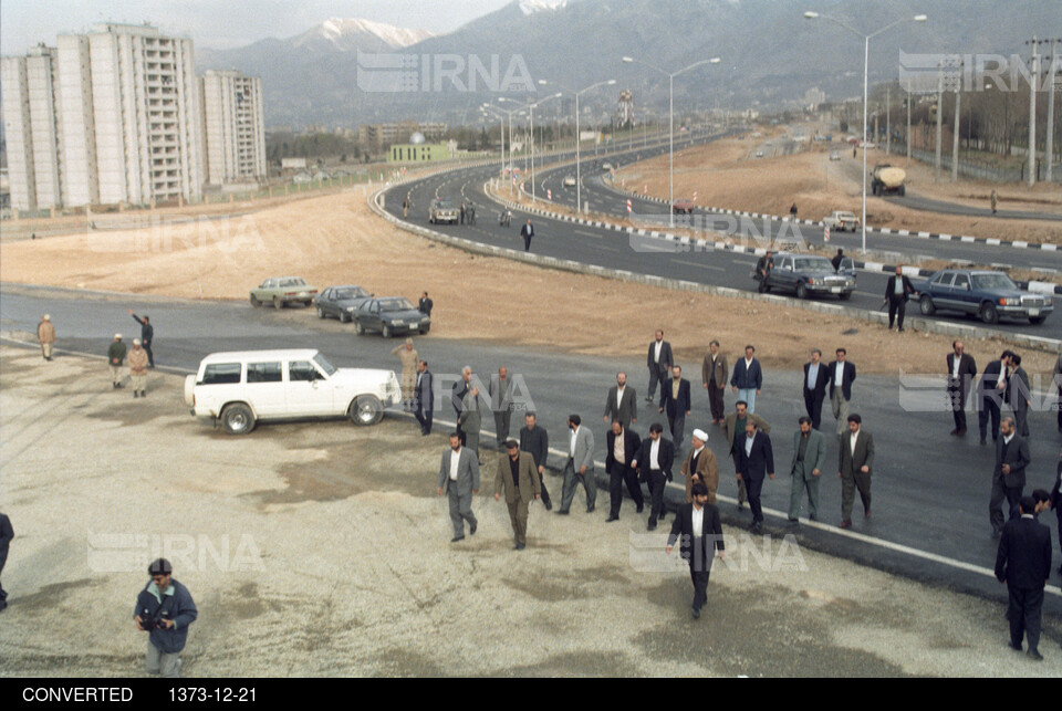 افتتاح بزرگراه بابائی توسط رییس جمهوری