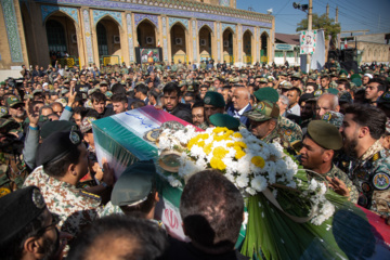 تشییع پیکر شهید «سجاد منصوری» در کرمانشاه