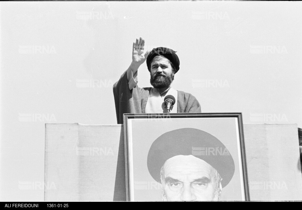 پیام امام خمینی بنیانگذار جمهوری اسلامی به راهپیمایان همبستگی با مردم فلسطین در تهران
