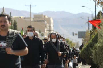 راه پیمایی جا ماندگان اربعین در ایلام