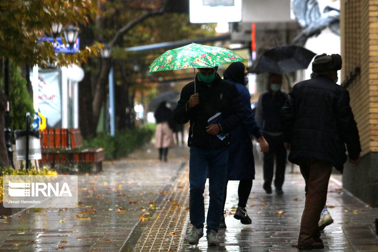 آسمان استان همدان بارانی می‌شود