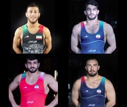تیم ملی المپیکی کشتی آزاد ایران در چنبره مازندرانی‌ها