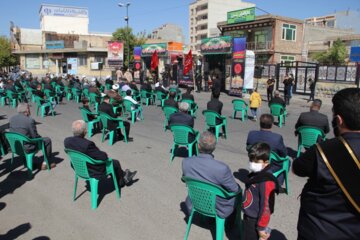 عزاداری مردم میاندوآب در اربعین حسینی