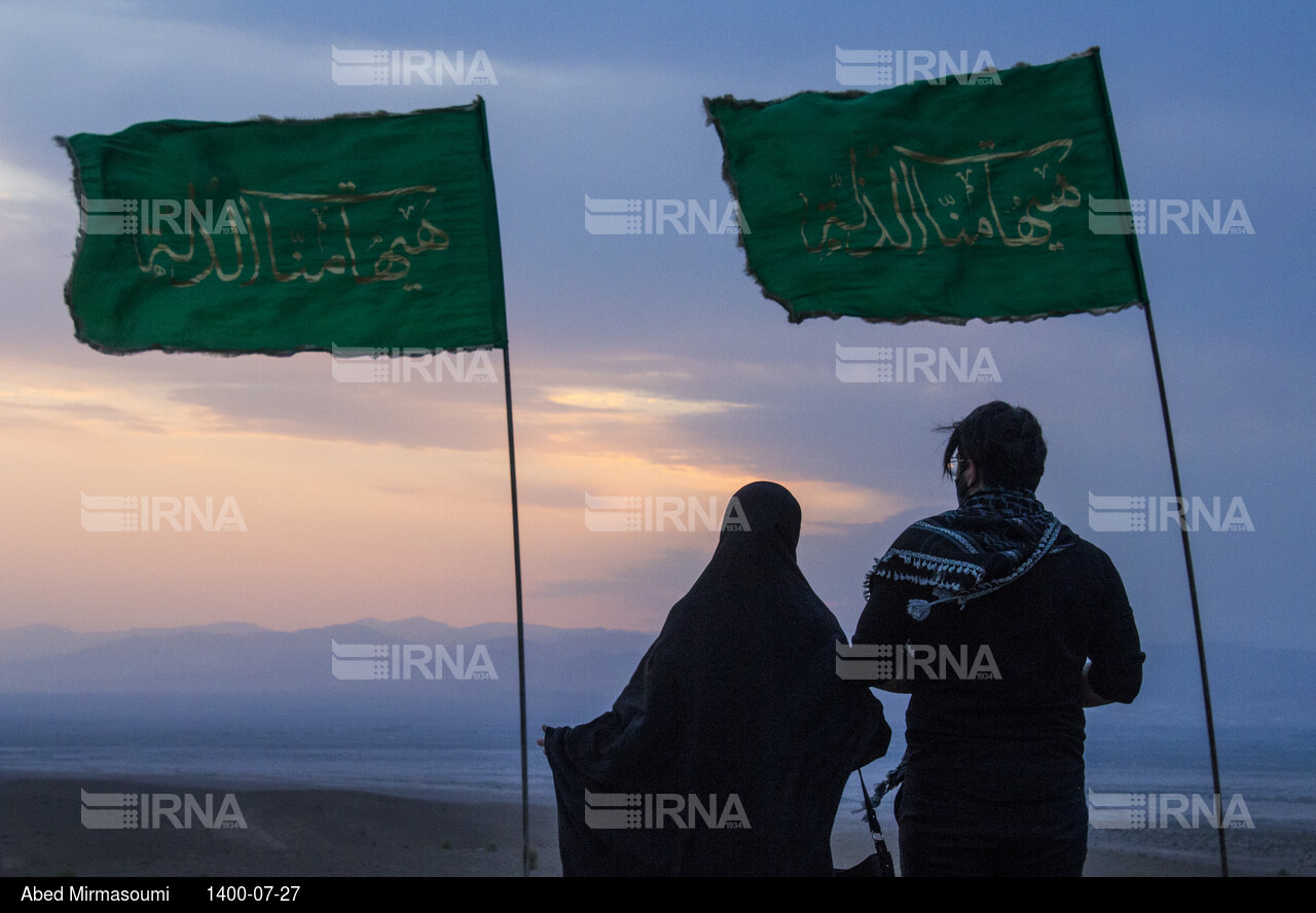 عزاداری در صحرای سمنان